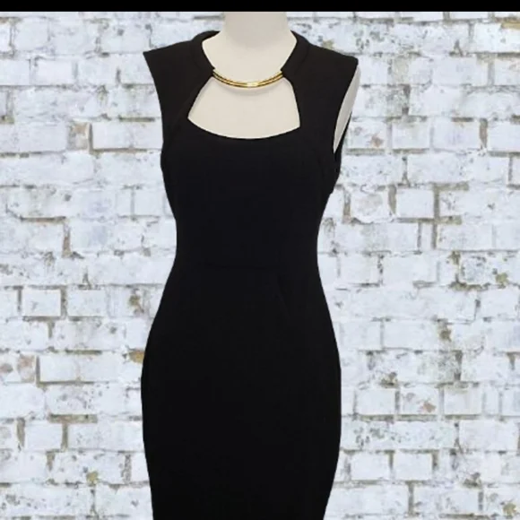 bisou bisou black dress Bisou Bisou Black Dress Short Size 8 Straps Cocktail BRAND NEW TAGS Retail $60